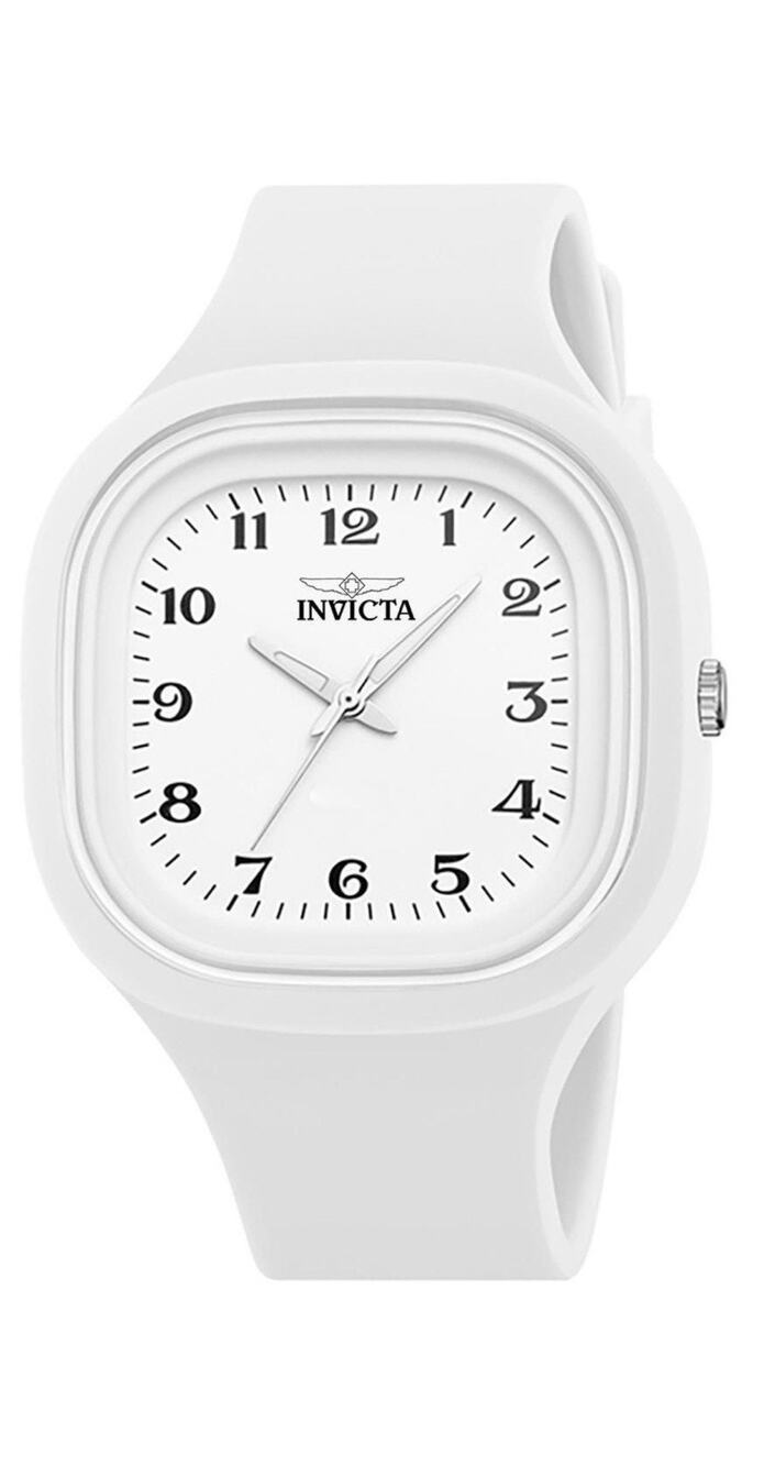 Invicta Celestial Lady 45.3mm White Tone Case White Metal Dial White Band 70386